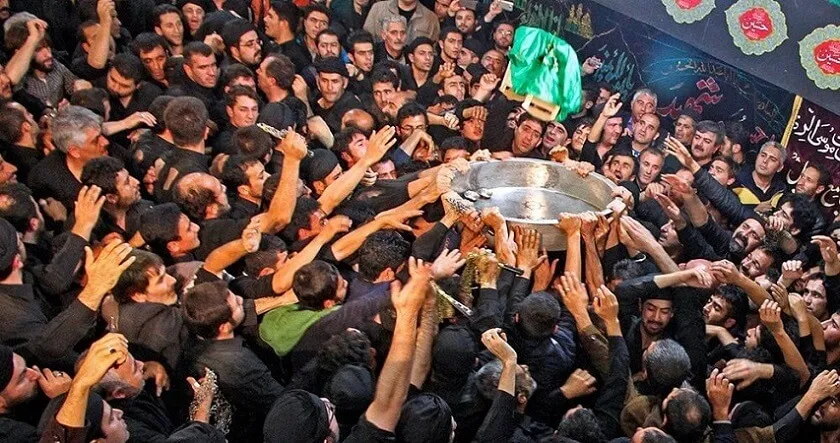 Basin of water in muharram rituals