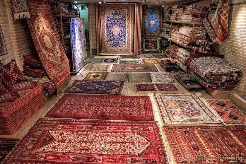 Carpet bazaar in Tehran