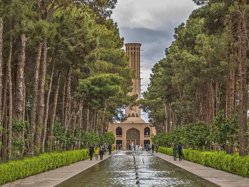 Dowlat Abad Garden in Yazd