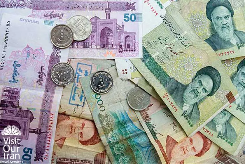 Iran money and bank notes