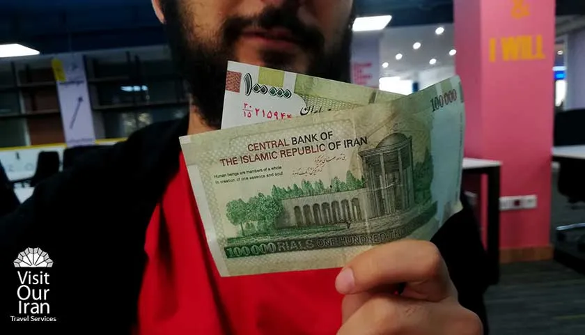 Iranina banknote 100000 Rials 1