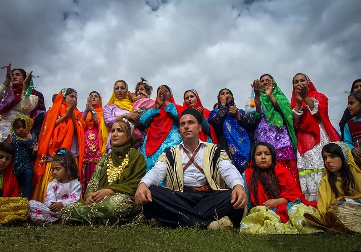 The Bakhtiari national costume of Iran