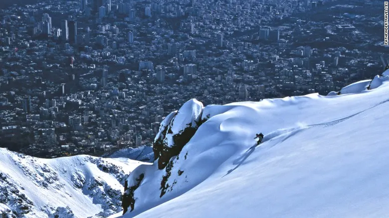 adrian nordenborg skiier filip nilsson iran tochal 3900m teheran